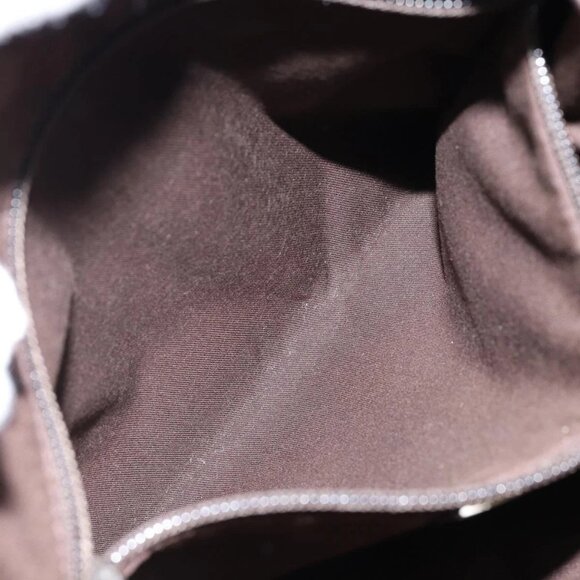 GUCCI GG Canvas Shoulder Bag Beige Silver 145857 Auth 145193 - Picture 12 of 16